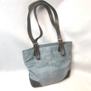 Tommy Hilfiger Leather & Soft Suede Purse